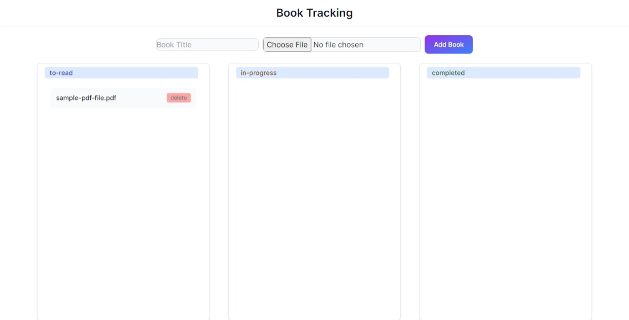 book tracker